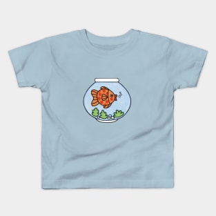 Goldfish  Bowl Kids T-Shirt